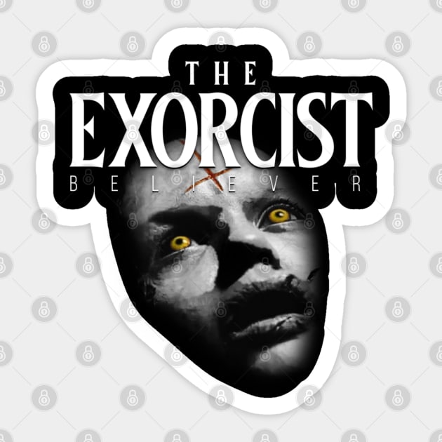 The Exorcist Believer Sticker by vhsisntdead